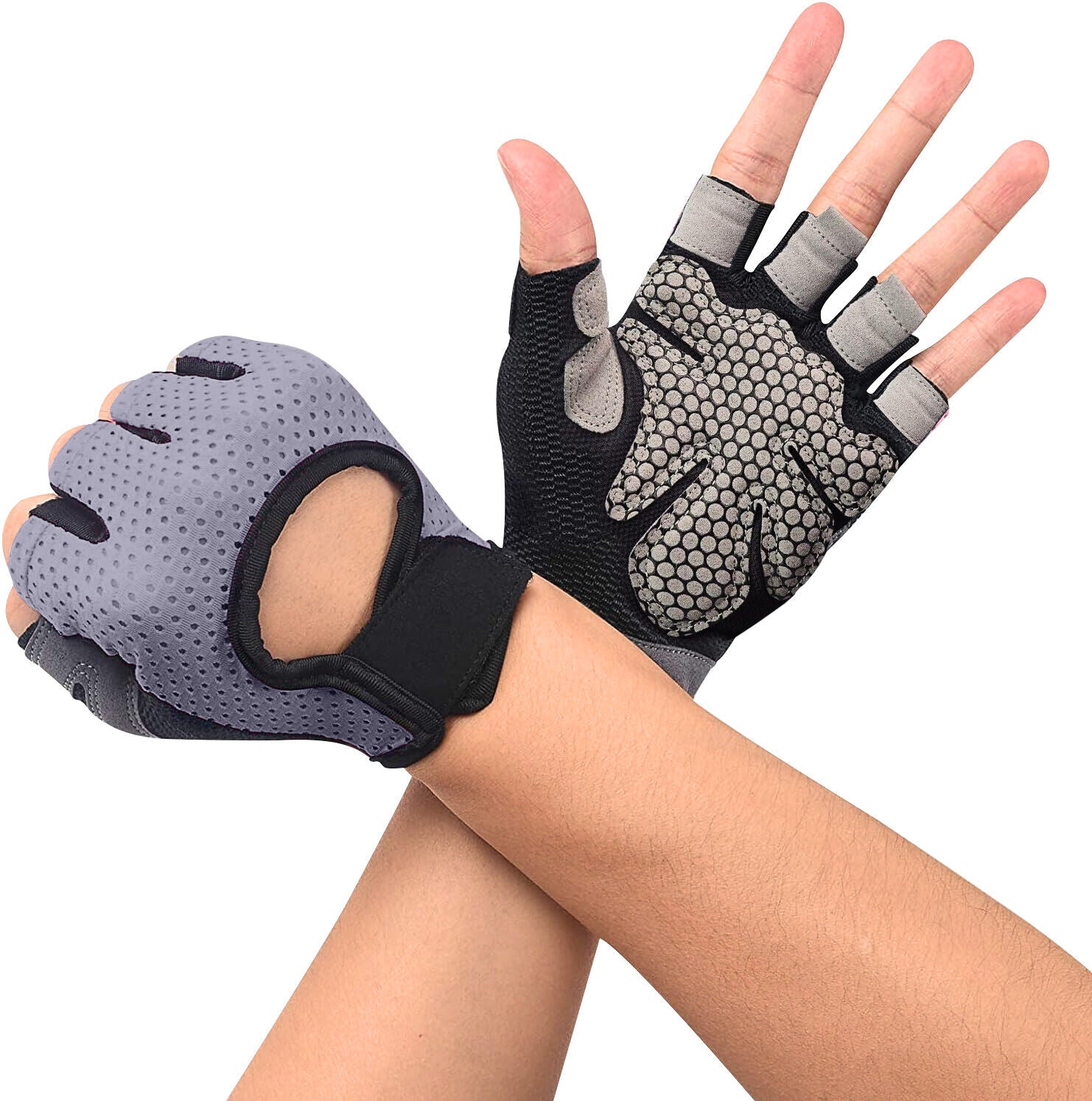 Weight Lifting Gloves Wrist Support Gym Fitness Workout Training Body Building